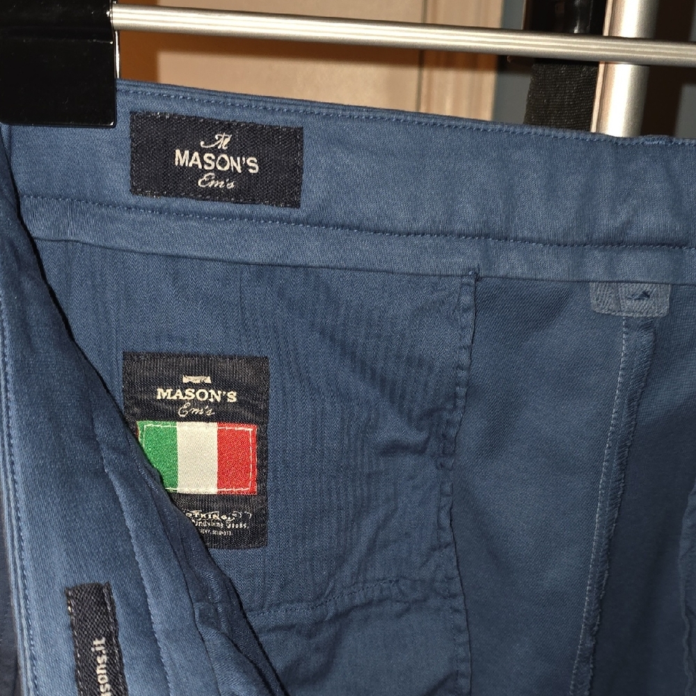 Mason Men's Blue Chinos